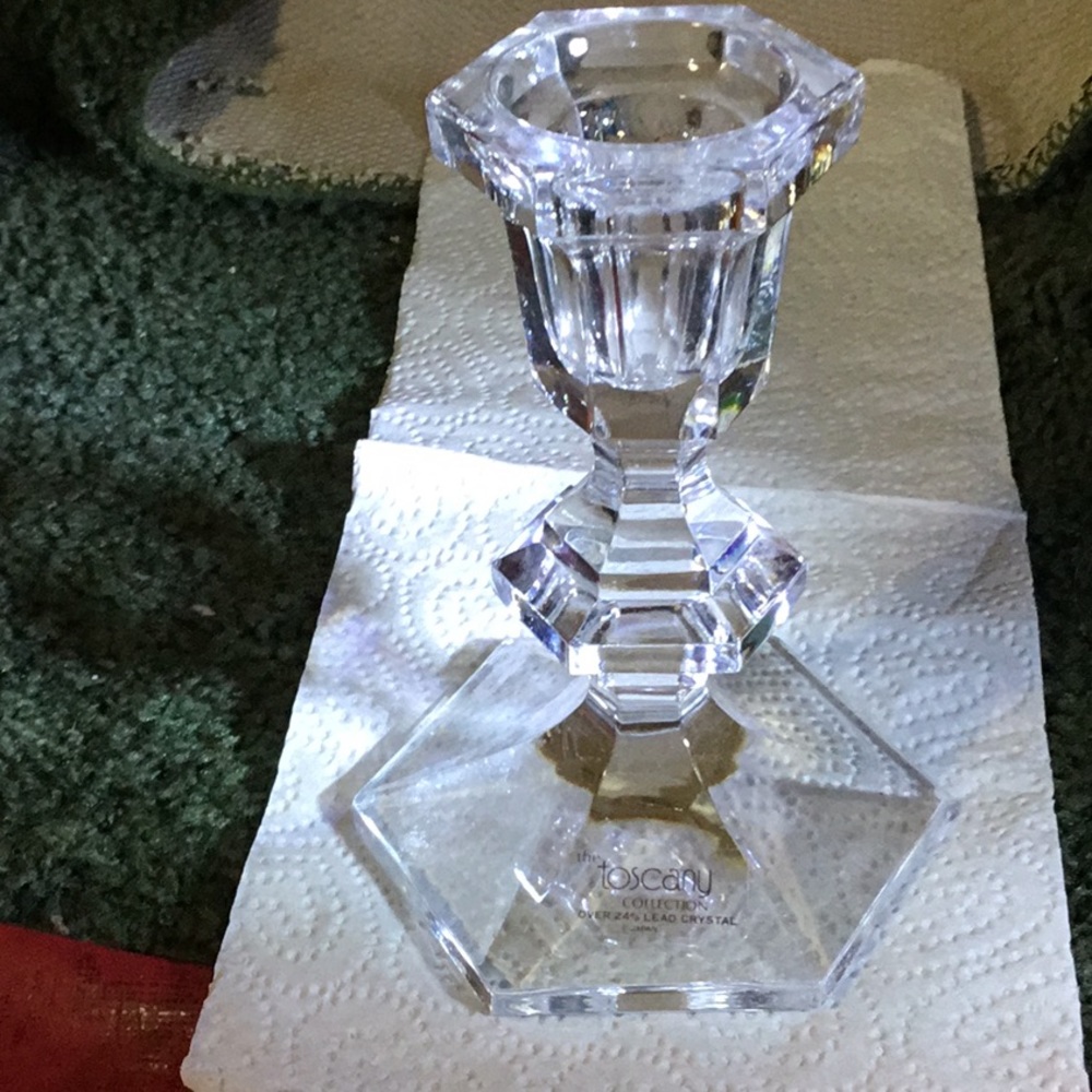 TOSCANY 6 INCH CANDLE STICK HOLDER